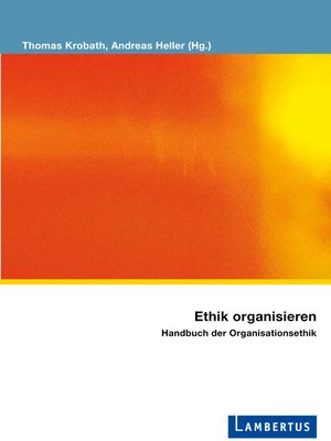 cover image of Ethik organisieren